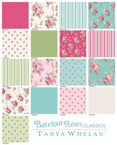 BAREFOOT ROSES CLASSICS Fat Quarter Bundle