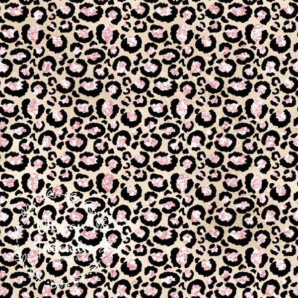 CUSTOM DIGITAL WOVEN (Cotton Sateen 130gsm) Luxe Leopard Print