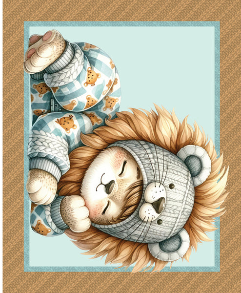 BED BUDS Sleepy Lion Panel - NEW ARRIVAL