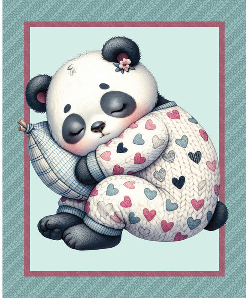 BED BUDS Sleepy Panda Panel - NEW ARRIVAL