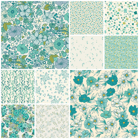 BLOOMCORE Fat Quarter Bundle Lagoon - PRE ORDER (Nov/Dec 24)