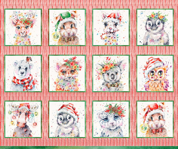 LITTLE DARLINGS CHRISTMAS Block Stamp Panel - NEW ARRIVAL