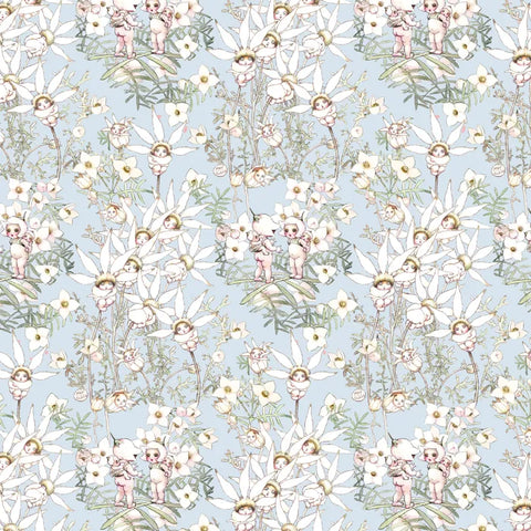 MAY GIBBS COLLECTION Pastel Flowers Light Blue - PRE ORDER (March 2025)