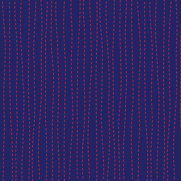 CHERRY PATCH Stitched Stripe Navy Blue - PRE ORDER (Feb 2025)