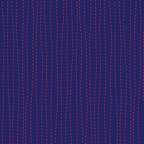 CHERRY PATCH Stitched Stripe Navy Blue - PRE ORDER (Feb 2025)