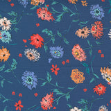 LADY BIRD Flower Stems Navy - SALE $17.00 p/m