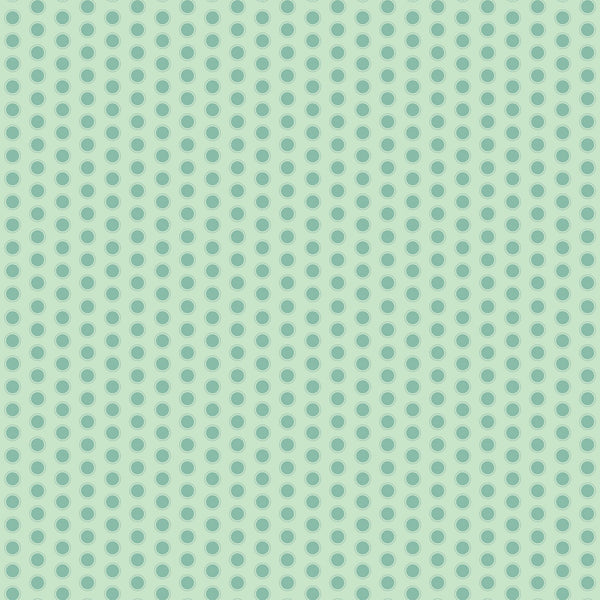 DAISY FIELDS Dots Mint - SALE $22.00 p/m