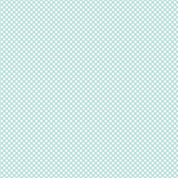 DAISY FIELDS Gingham Scuba - FAT QUARTER