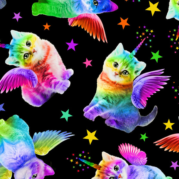 UNICORN CATS Rainbow Multi